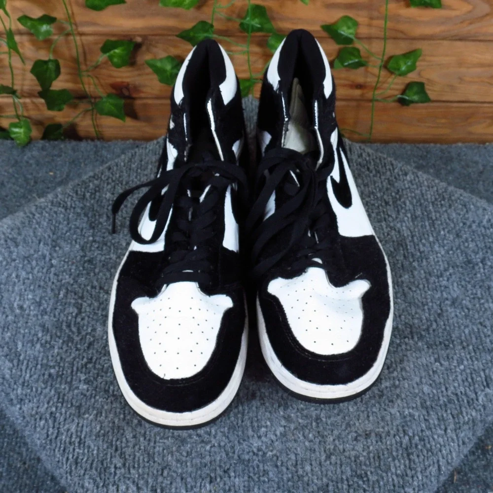 Nike Air Jordan 1 Retro High OG Twist Mens High Top Sneaker 8 Sport Black White